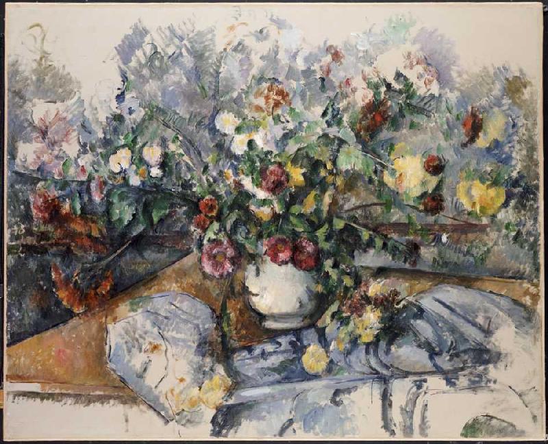 Ein großer Blumenstrauß od Paul Cézanne