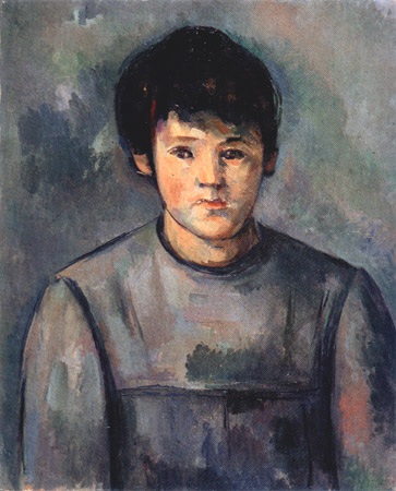 Girl portrait od Paul Cézanne