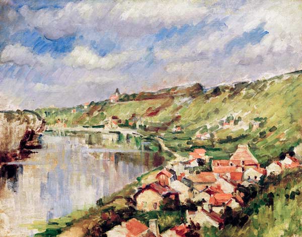 Paysage au bord de lOise od Paul Cézanne