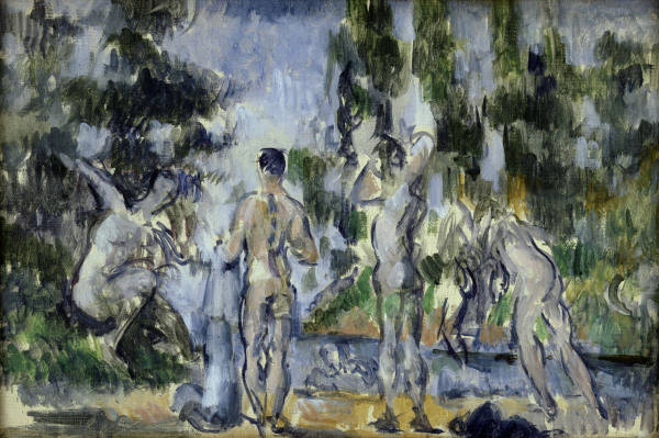 Cezanne, Paul, 1839-1906. ''Baigneurs'' (Bathers), c.1890/1900. Oil on canvas, 22 x 33.5cm. R.F. 119 od Paul Cézanne