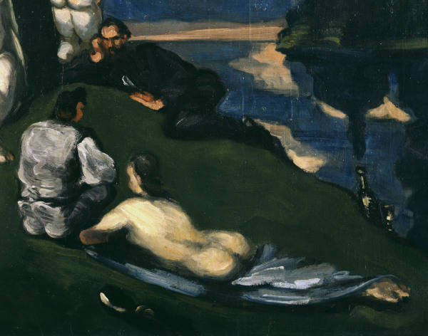 P.Cezanne / Pastoral / Detail od Paul Cézanne