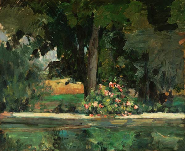 The Lake at Jas de Bouffan od Paul Cézanne