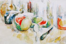 Still life with watermelon