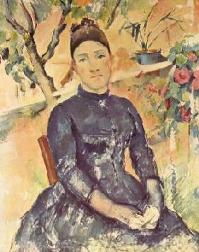 Madam Cezanne in the greenhouse