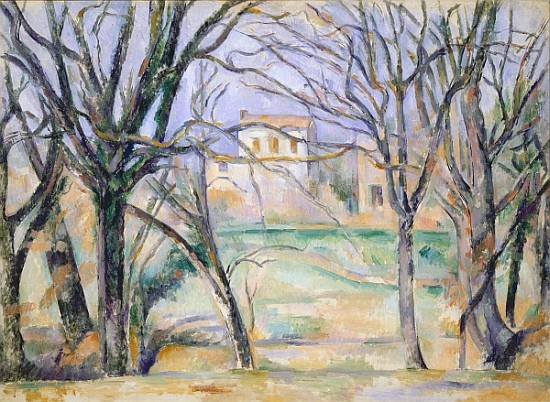Trees and houses, 1885-86 (see also 287556) od Paul Cézanne
