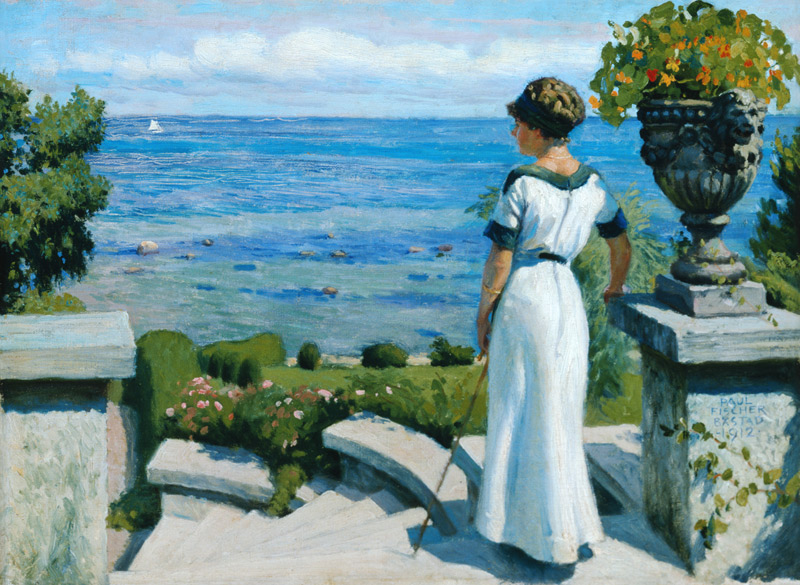 On the terrace od Paul Fischer