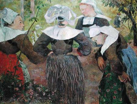 Four Breton Women od Paul Gauguin