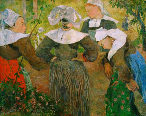 Breton peasant women od Paul Gauguin