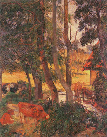 Corner of a pond od Paul Gauguin