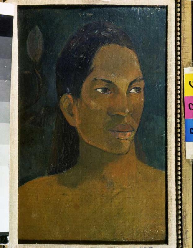 Head of a Tahitian od Paul Gauguin