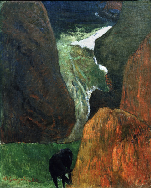 Landscape with Cow od Paul Gauguin