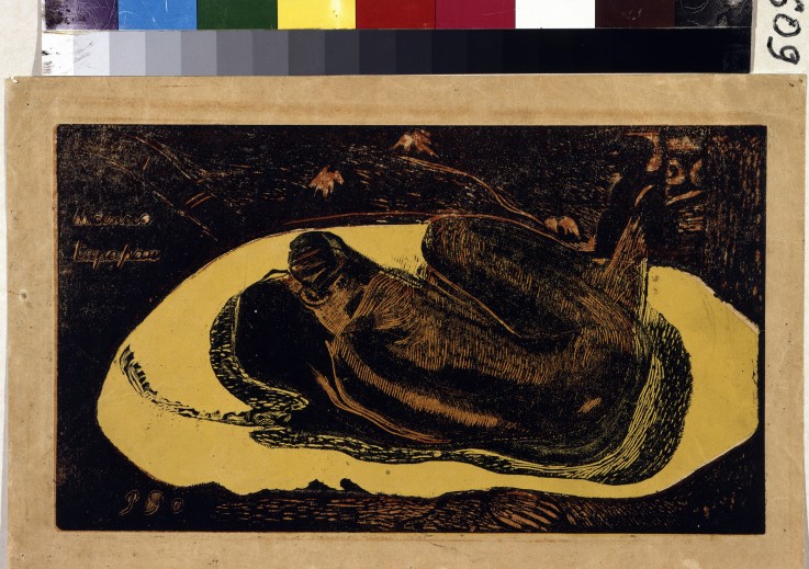 Manao Tupapau (Spirit of the Dead Watching) From the Series "Noa Noa" od Paul Gauguin