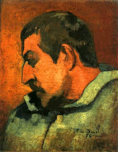 Daniel dedicated to self-portrait, the friend od Paul Gauguin