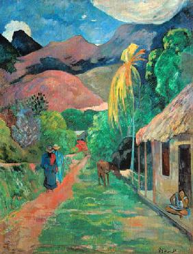 Strasse on Tahiti 1891