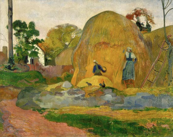 Yellow Haystacks, or Golden Harvest od Paul Gauguin