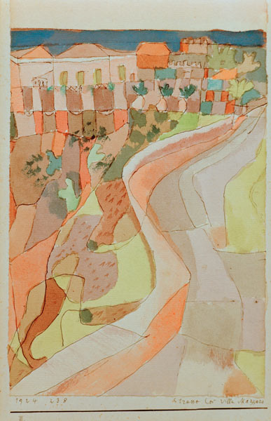 Strasse bei Villa Mazzaro 1924.238. od Paul Klee