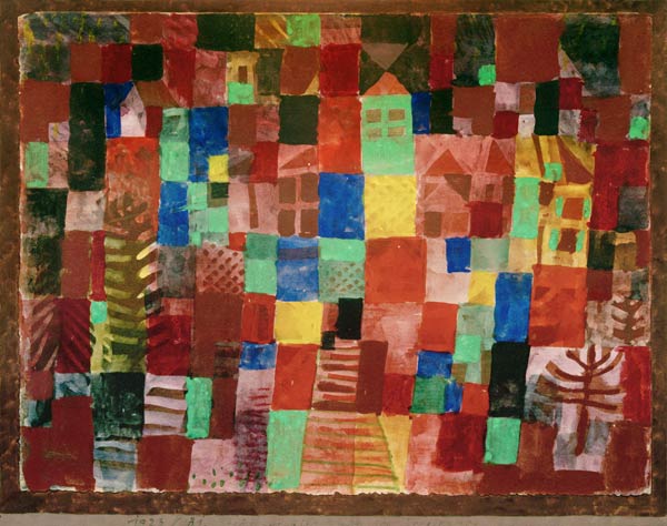 Aquarell auf Kreidegrundierung auf od Paul Klee