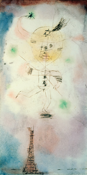 Der Komet von Paris, 1918. od Paul Klee