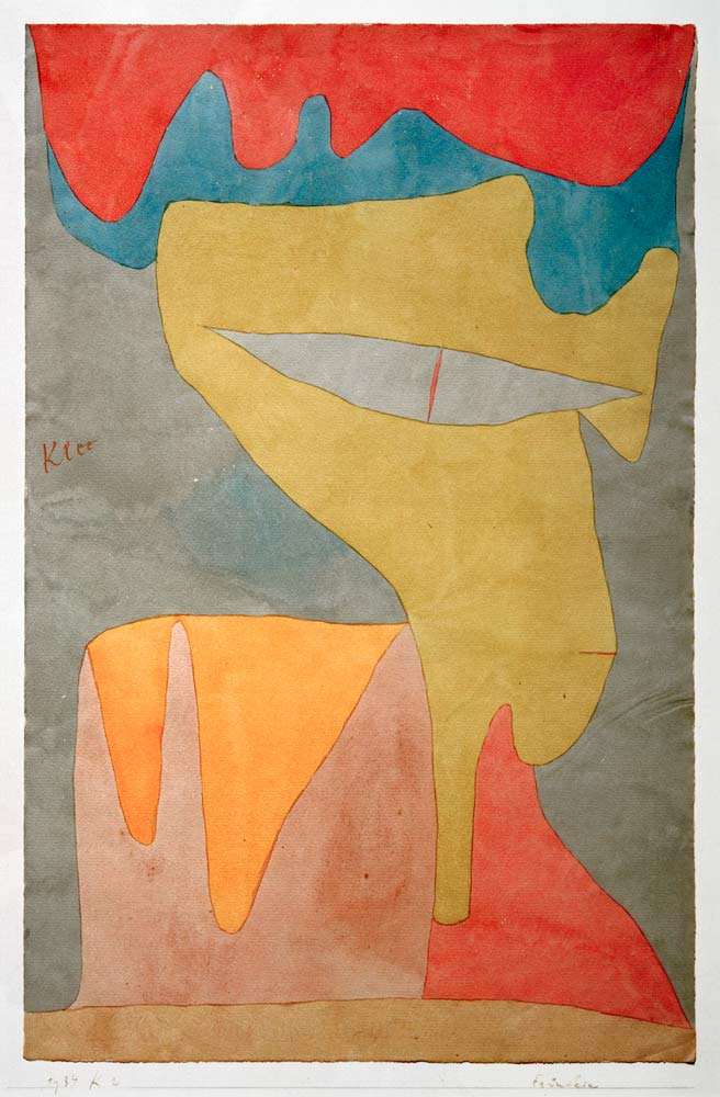 Fraeulein, 1934, od Paul Klee