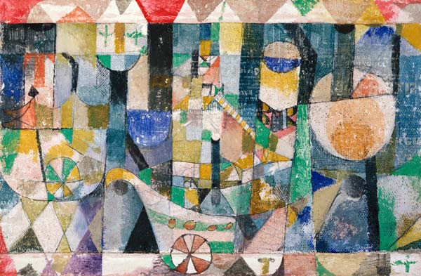 Port picture (paddle-steamer) od Paul Klee