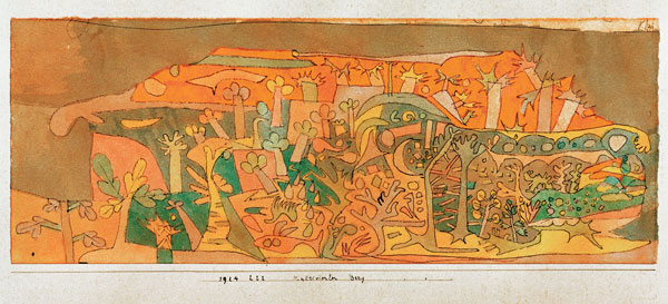Kultivierter Berg, 1924.222. od Paul Klee