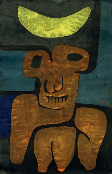 Luna der Barbaren, 1939, 284 (V 4). od Paul Klee