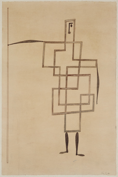 Prince, 1930 (pen & ink and w/c on pink paper)  od Paul Klee