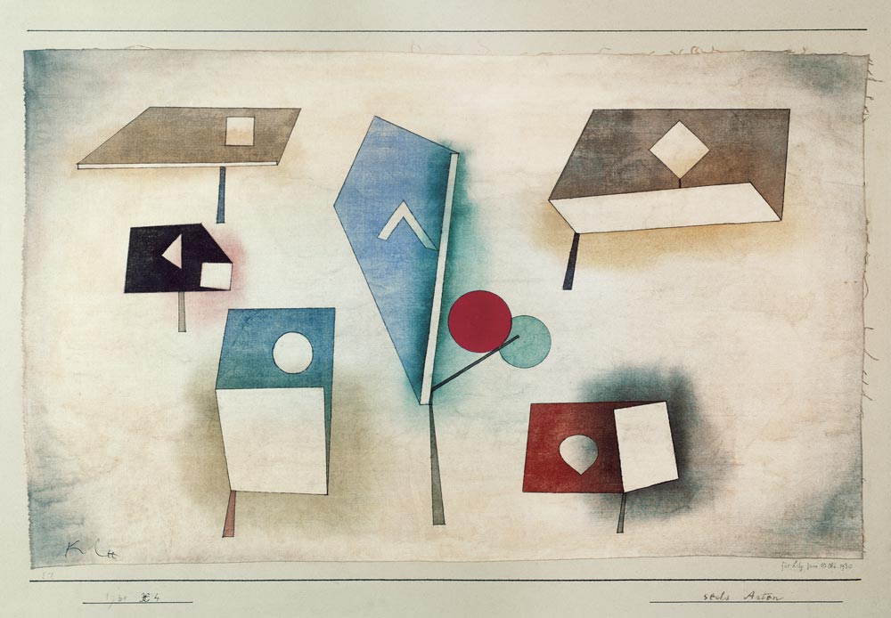 Sechs Arten, 1930, od Paul Klee