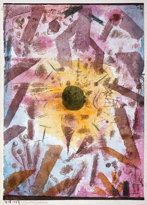 Sonnenfinsternis od Paul Klee