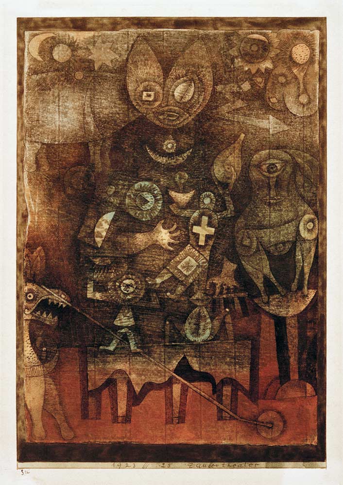 Zaubertheater, 1923, 25. od Paul Klee