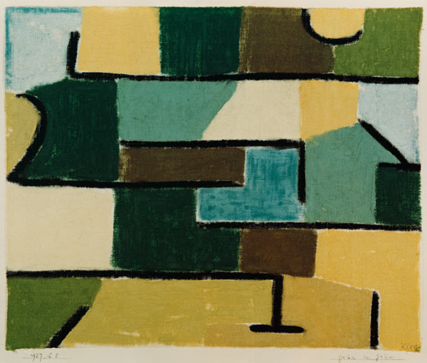 Turn green in the green od Paul Klee