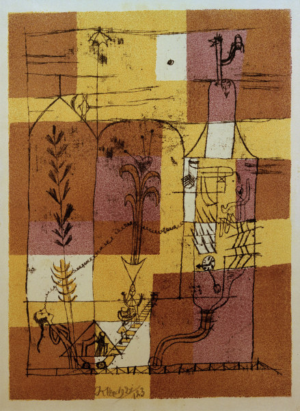 Hoffmaneske Maerchenszene, 1921, 123. od Paul Klee