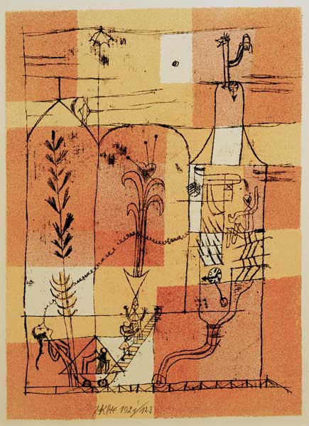 Hoffmanneske Scene, 1921, 123. od Paul Klee