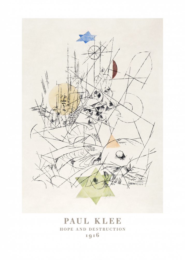 Hope and Destruction 1916 od Paul Klee