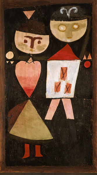 Couple dressed up od Paul Klee