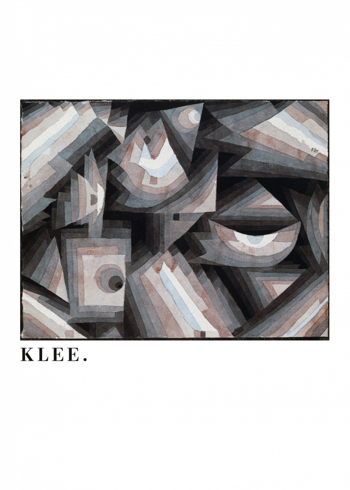 Crystal gradation 1921 od Paul Klee