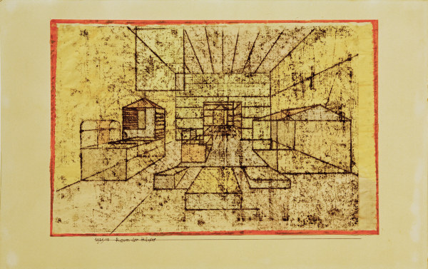 Raum der Haeuser, od Paul Klee