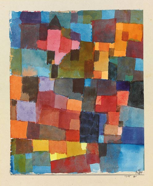 Architektura místností od Paul Klee