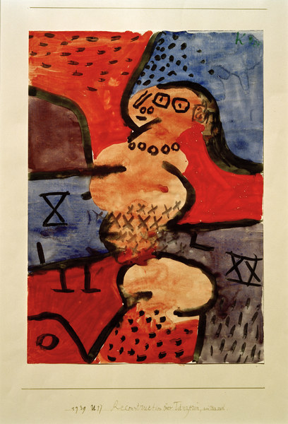 Reconstruction einer Taenzerin, ein od Paul Klee