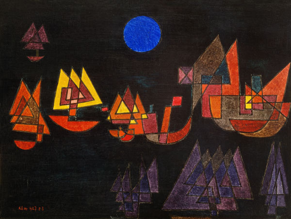 Ship in the dark one od Paul Klee