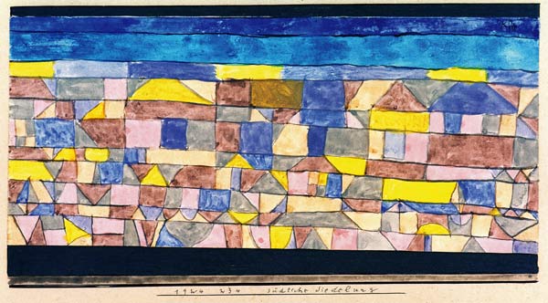 Suedliche Siedelung 1924.234. od Paul Klee