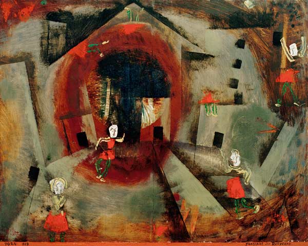 Tanzspiel der Rotroecke, 1924. 119 od Paul Klee