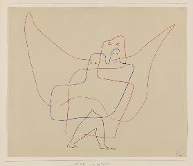 V andělském klobouku - Paul Klee 1931