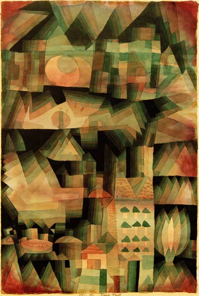 Traum-Stadt, 1921.106 od Paul Klee