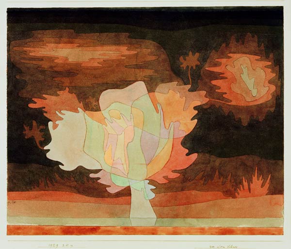 Vor dem Schnee, 1929, 319 (3 H 19). od Paul Klee