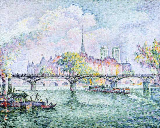 Paris, look to the Ile de of La Cité. od Paul Signac