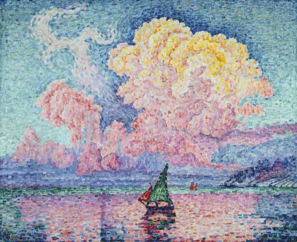 The red cloud (Antibes) od Paul Signac