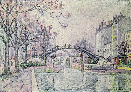 The Canal Saint-Martin od Paul Signac