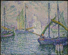 Venice with sailing boats (Le Redempteur)