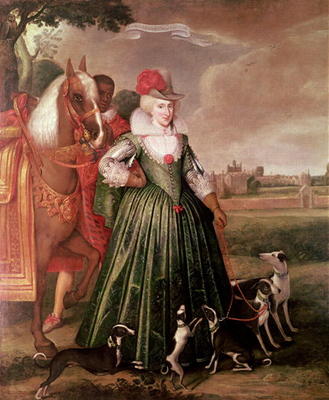 Anne of Denmark, 1617 od Paul van Somer